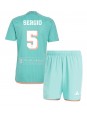 Inter Miami Sergio Busquets #5 Kolmaspaita Lasten 2024-25 Lyhythihainen (+ shortsit)